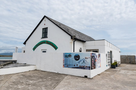 Connemara, Ireland- Jul 21, 2020: The Connemara Smokehouse on the west coast of County Galway in Irelandのeditorial素材