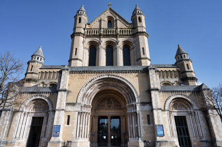 Belfast, UK- Feb 21, 2022: St Anneâs Cathedral in Belfast Northern Ireland.のeditorial素材