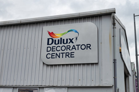 Derry, UK- April 13, 2022: Dulux Decorator Centre  in Derry, Northern Ireland