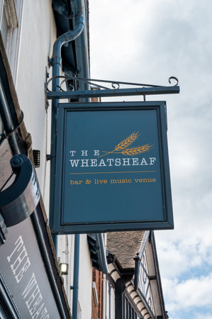 Shrewsbury, UK-  July 14, 2022:The Wheatsheaf bar and live Music Venue in Shrewsbury, Engalnd.