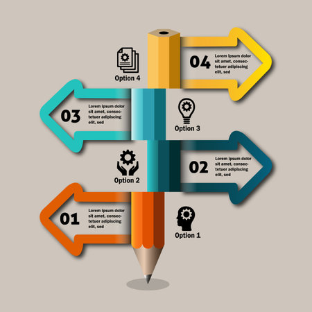 Professional Infographic Designのイラスト素材