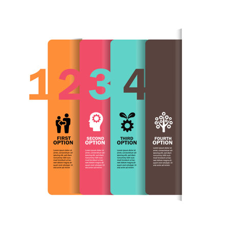 Professional Infographic Designのイラスト素材