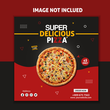 Creative social media post design. Promote your product with a unique Designのイラスト素材