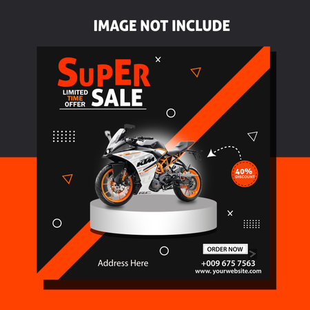 Creative social media post design. Promote your product with a unique Designのイラスト素材