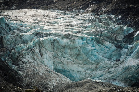 Franz Josef Glacier, south island of New Zealandの写真素材