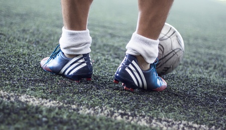 kickingの写真素材