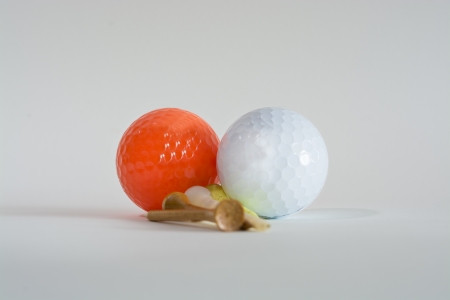 golf ballsの写真素材