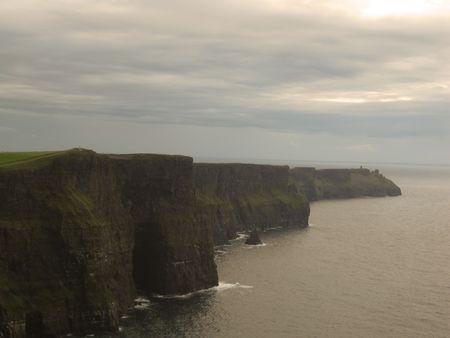 A magnificent view of the Cliffs of Moher, Irelandの写真素材