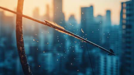 Welding work in the construction site. Sparks fly through the air.の素材