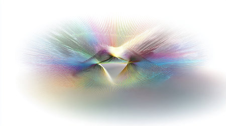 abstract fractal background a computer-generated 2D illustration, textureの素材