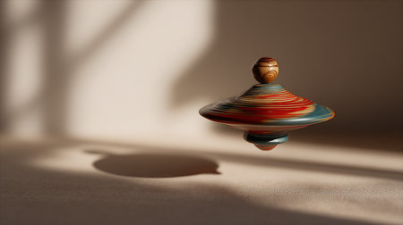 3d render of a clay bowl with a shadow on a light backgroundの素材