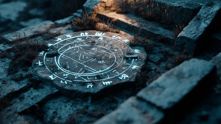 Astrological sign of the zodiac. Horoscope and astrology conceptの素材