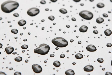 Gray water drops background textureの写真素材