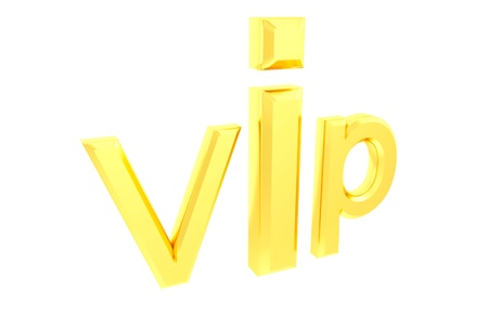 Vip 3d isolatedの写真素材