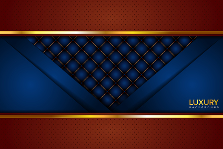 Luxury Brown and blue elegant backgroundのイラスト素材