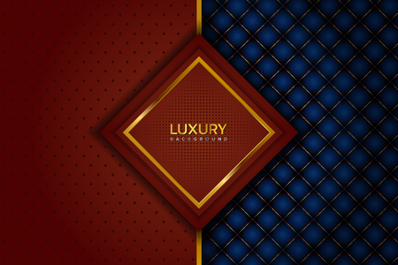 Luxury Brown and blue elegant backgroundのイラスト素材