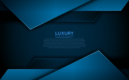 Modern navy blue background with abstract styleのイラスト素材