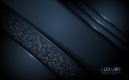 dark luxury background with overlap layer. modern abstract backgroundのイラスト素材