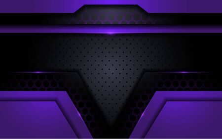 Modern tech purple background with abstract style. Futuristic backgroundのイラスト素材