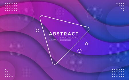 Modern dynamic purple background with textured overlap layer and abstract lines. Template modern background designのイラスト素材