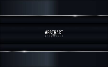Dark grey with silver lines luxury abstract background design. Modern background design.のイラスト素材
