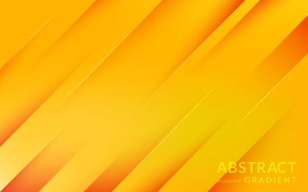Modern orange yellow gradient background with straight abstract lines. Design graphic elementのイラスト素材