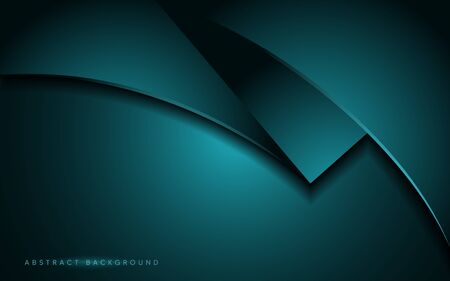 Abstract dark navy green with overlap texture layer background design. Graphic design element.のイラスト素材