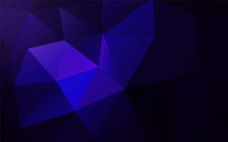 Modern dark abstract polygonal background design. Graphic design template. Vector illustration
