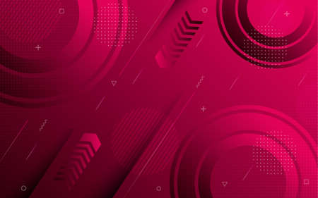 Modern abstract colorful geometric background design. Graphic design templateのイラスト素材