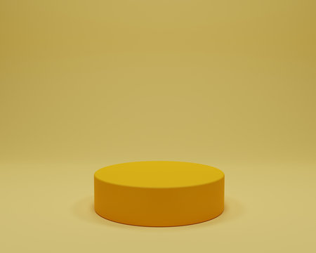 Abstract scene podium mockup. Award ceremony concept. 3d renderの写真素材