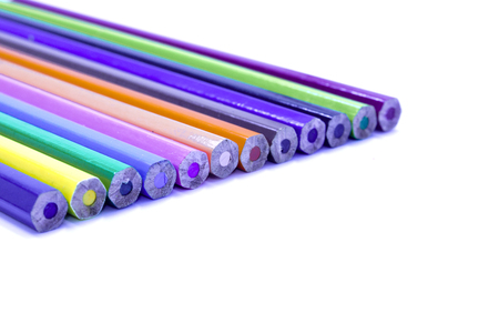 Wood color with white backgroundの写真素材