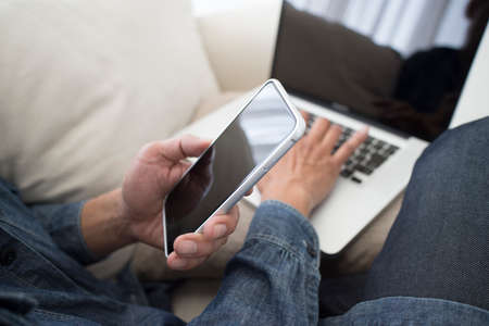Men used in combination with a personal computer and Sumaofon