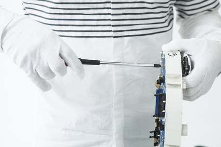 Business interface against business interfaceの写真素材