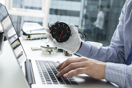 Business interface against business interfaceの写真素材