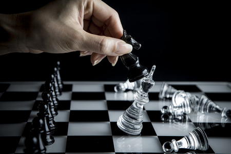 Chess tacticsの写真素材