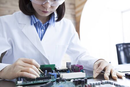 Technology made by small parts.