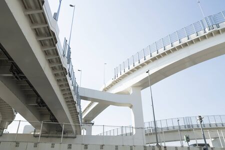 The way for a car to run.の写真素材