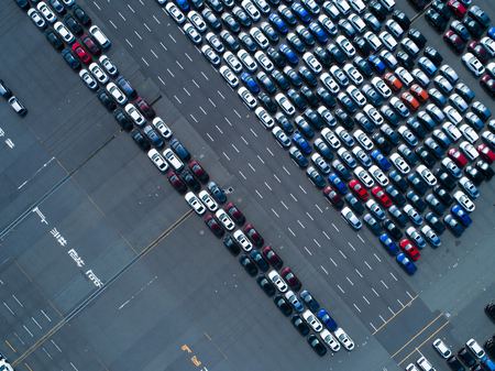 Air shots of new cars are aligned. Beautiful lines.