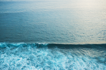 Blue sea surface view