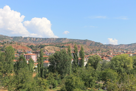 The village Nalihan Regional Ankara Turkey, nature reserve, mountains, forests, lakes