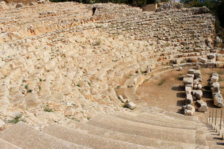 Elaiussa Sebaste - the ruins of an ancient Roman city in the province of Mersin, Turkeyの写真素材