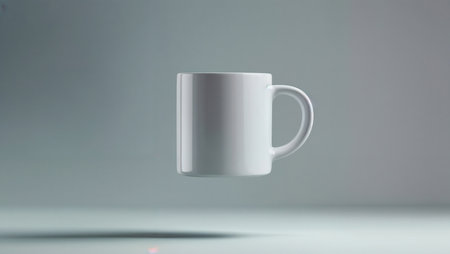 Coffee Cup Mock-Up - 3D Rendered Imageの素材