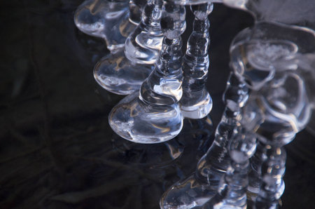 Close up to ice
