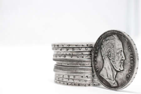 Old coins of Tsarist Russiaの写真素材