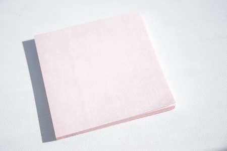 Pink paper sheets for notes