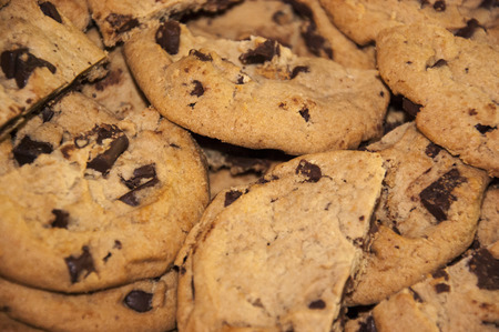 Chocolate Chunk Cookiesの写真素材
