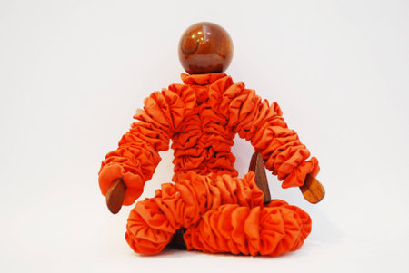 man dummy yoga poseの写真素材