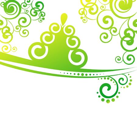 Color Christmas treeのイラスト素材