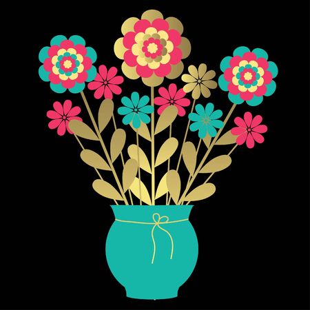 Cartoon congratulation card . のイラスト素材