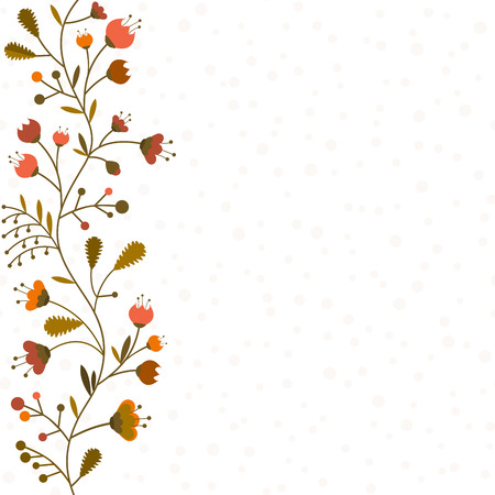 Colorful flowers set isolated on white background Vector illustration.のイラスト素材